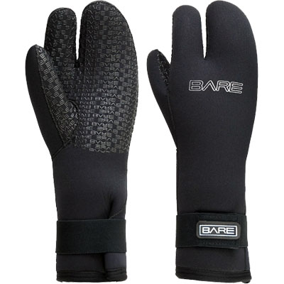 1084 Bare: Drie-vinger wanten / 7 mm