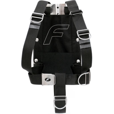 Finn Sub: Fly DIR harnas & backplate / aluminium