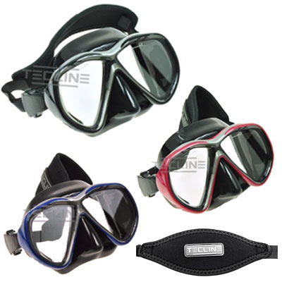 1143 Tecline: Tiara masker met neopreen band