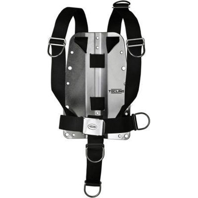 1174 Tecline: DIR harnas & backplate 3 mm / aluminium