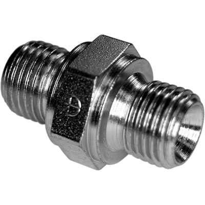 1302 Luchtbuks slangadapter 1/4 - 1/4 BSP Male / AG AD44