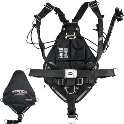 Tecline: Sidemount Side 16 systeem Avenger / 36 lbs