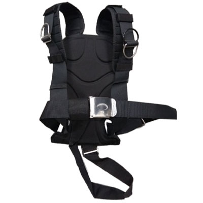Harnas compleet - aluminium backplate deluxe