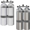 Dubbelset aluminium / 80 cuft