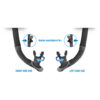 Seac: Reverse Dry snorkel