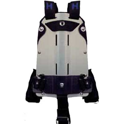 Halcyon: Cinch Harnas & backplate aluminium / Smal
