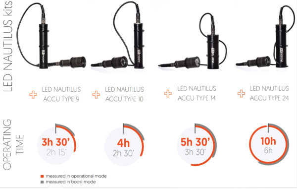 Ammonite: Led Nautilus Kits