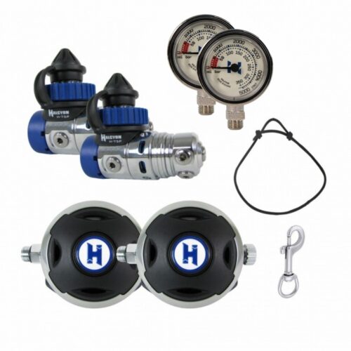 BackH-75P-Sidemount-Regulator-Package Halcyon: H-75P Sidemount automaten set