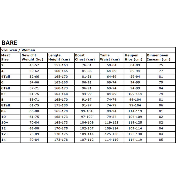 Bare: Revel 7mm Heren