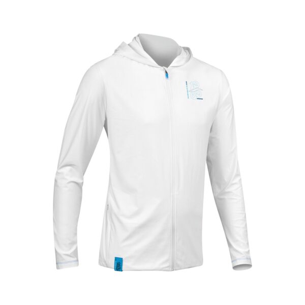 Camaro: Lycra Hoody w/zip men LS navy/blue