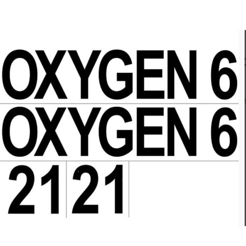 DTD-OXYGEN-6-21 DTD: Stickers OXYGEN 6 & 21