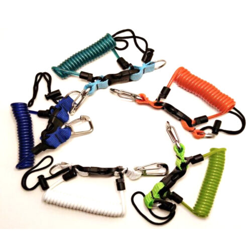 DivePro-Spiraalkabel DivePro: Lanyard spiraalkoord rvs