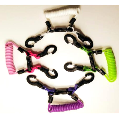 DivePro-Spiraalkabel-met-dubbele-haak DivePro: Lanyard spiraalkabel met dubbele haak