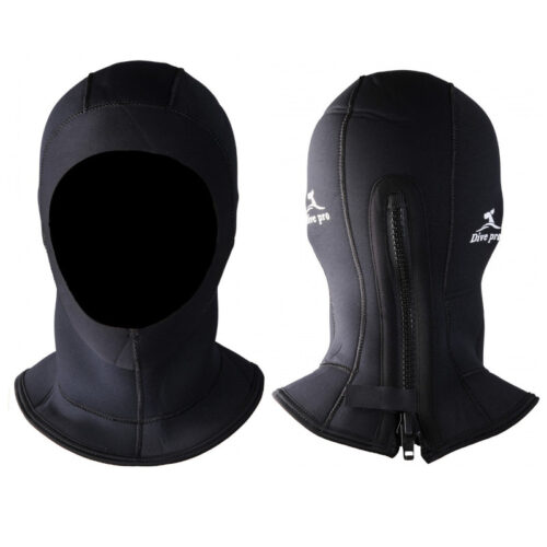 Divepro-cap-hood-zipper-5mm DivePro Hood met rits 5mm