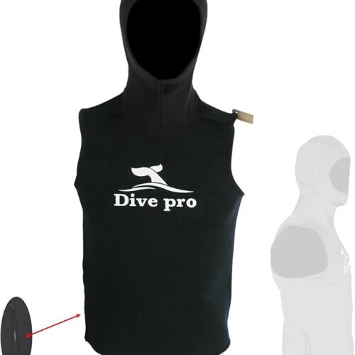 Divepro: Manta vest met kap dames