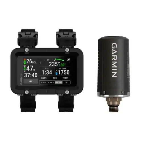 Garmin-Descent-X50i-Zender Garmin: Descent X50i + Zender