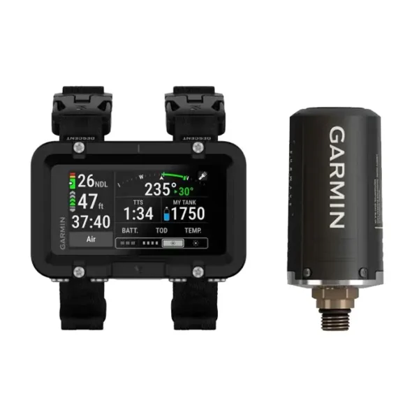 Garmin-Descent-X50i-Zender Garmin: Descent X50i + Zender