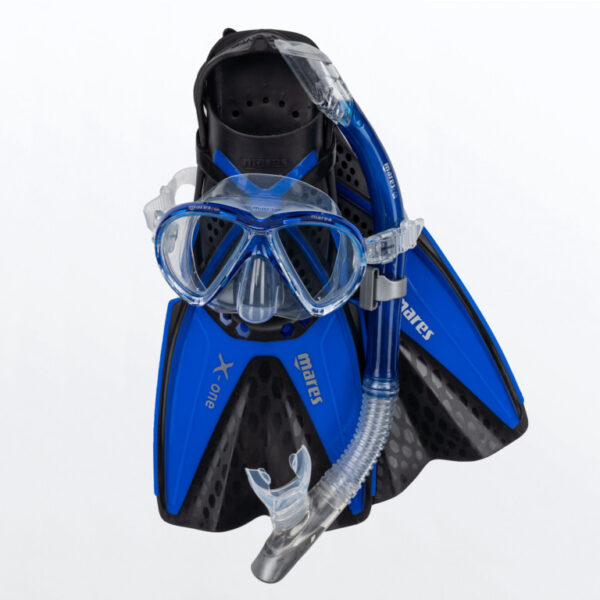 Mares-set-x-one-marea-reflex-blue Mares: Snorkelset X-One Marea