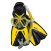 Mares-set-x-one-marea-reflex-yellow Mares: Snorkelset X-One Marea