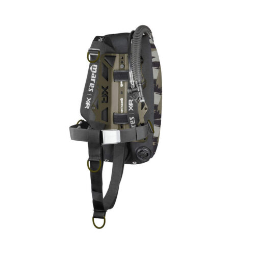 Mares: TACTICAL GREEN SINGLE B.M. SET - XR LINE
