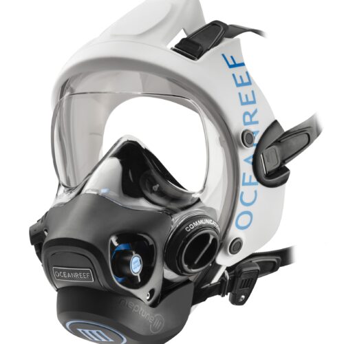 Neptune-III-white-scaled-1 Ocean Reef: Neptune III fullfacemask incl. 1ste trap