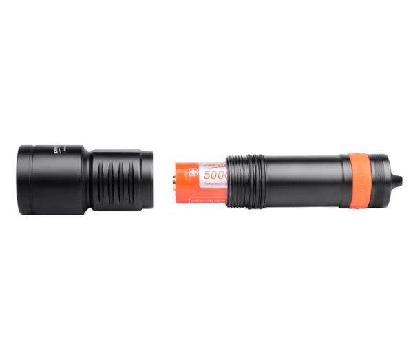 Orca-torch-D700-1 OrcaTorch: D700 oplaadbare duiklamp 1700lm