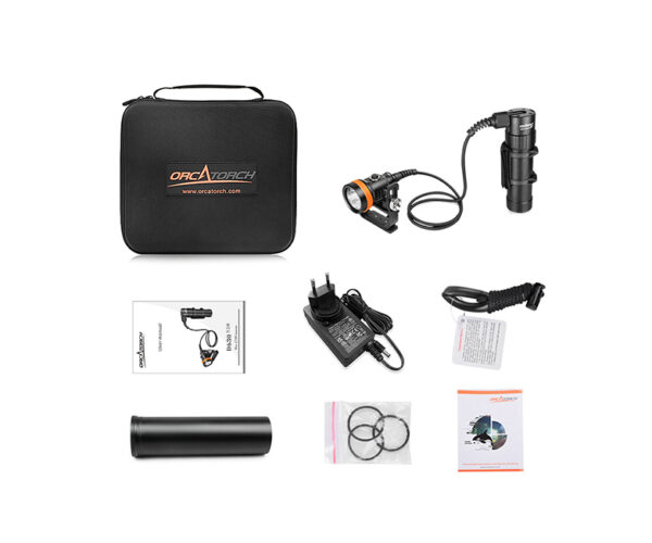 Orcatorch-D630-package OrcaTorch: D630 kabellamp