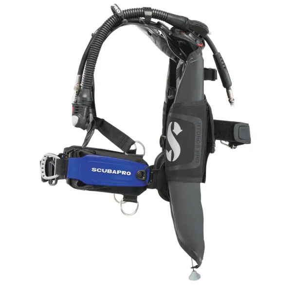 SP_21964XX0_HydrosPro2_BPI_LftProfile_2_Blu Scubapro: Hydros Pro 2 Trimjacket (inclusief loodpockets)