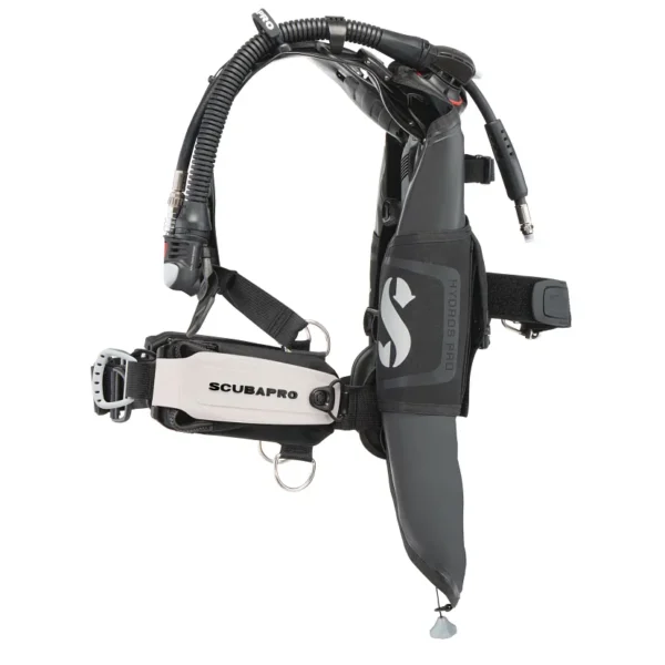 SP_219688XX0_HydrosPro2_BPI_LftProfile_2_Wht Scubapro: Hydros Pro 2 Trimjacket (inclusief loodpockets)