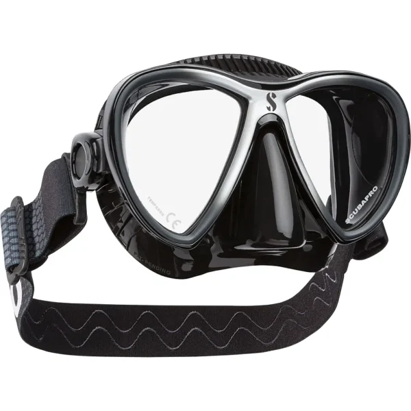 Scubapro_Synergy_Twin_01-black-silver Scubapro: Masker Synergy Twin Trufit