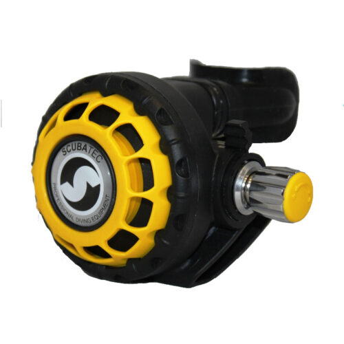 Scubatec-Fx3-geel Scubatec: FX3 octopus ademautomaat