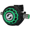 Scubatec-Fx3-groen Scubatec: FX3 octopus ademautomaat