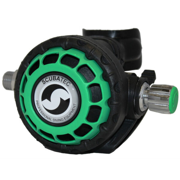Scubatec-Fx3-groen Scubatec: FX3 octopus ademautomaat