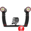 Sealife_Benelux_Sea_Dragon_Duo_6000_set_front_with_GoPro_mount Sealife: Sea Dragon Duo 6000F Set #SL691