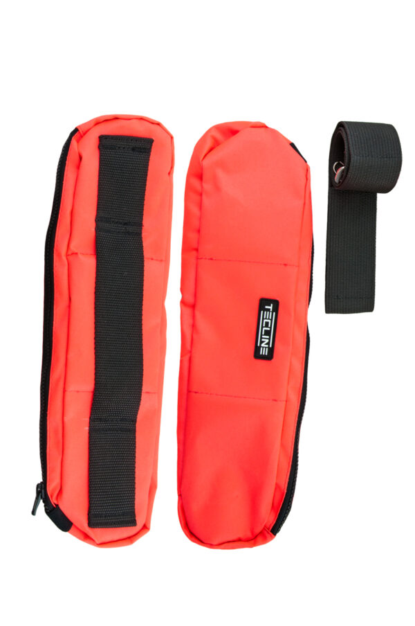 Tecline-trim-pockets-long-oranje Tecline: Trim pockets Long