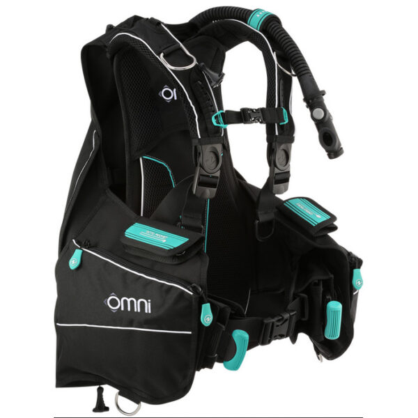 aqualung-omni-blauw Aqualung: Omni BCD inclusief kleurenkit