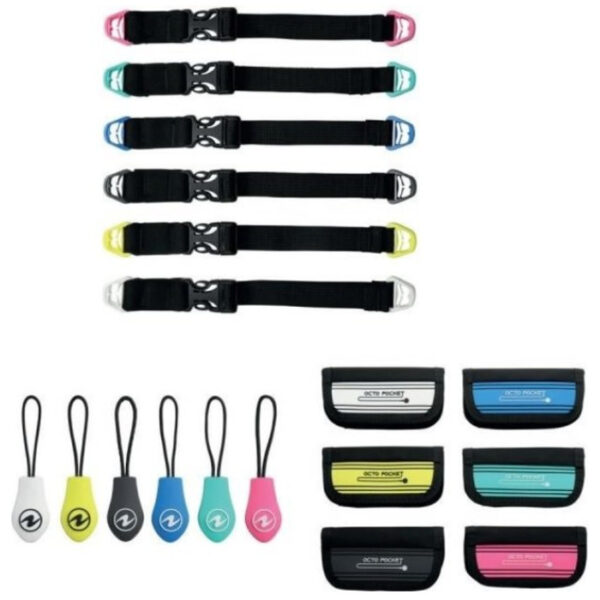 aqualung-omni-kleuren Aqualung: Omni BCD inclusief kleurenkit