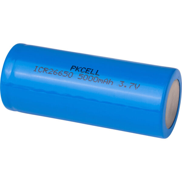 Mares: Batterij 26650 Lithium-Ion 5000mAh 3.7V