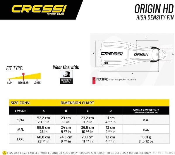 cressi-originhd-vin Cressi: Origin Hd Duikvinnen