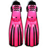 divepro-xu-duikvinnen-roze-01 Divepro: XU buitenwater vinnen met RVS springstraps