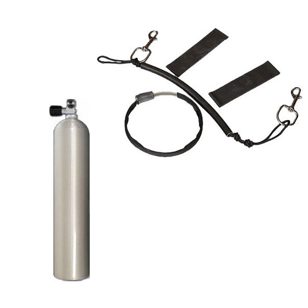 dtd-stage-rig-40cu-aluminium-cilinder-set DTD Stage rig & 40 cuft aluminium stage, set