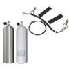 dtd-stage-rig-80cu-aluminium-cilinder-set DTD Stage rig & 80 cuft aluminium stage, set