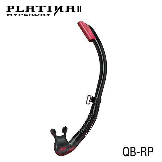 Tusa: Snorkel Platina II Hyperdry / zwart siliconen