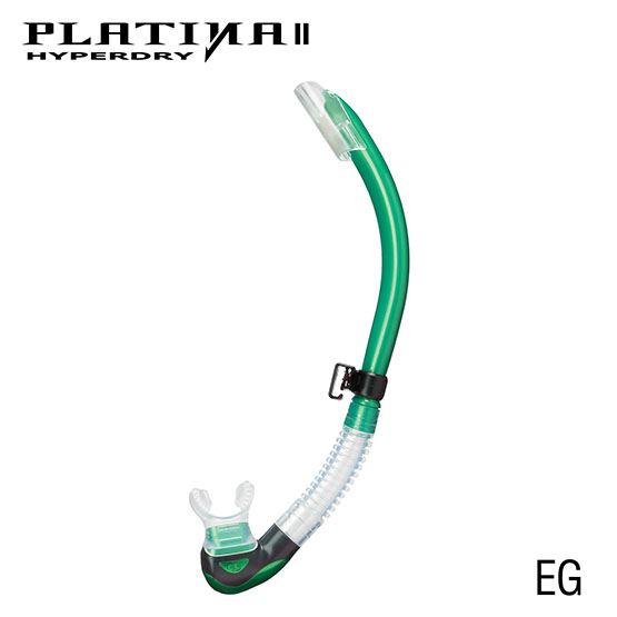 Tusa: Snorkel Platina II Hyperdry / helder siliconen