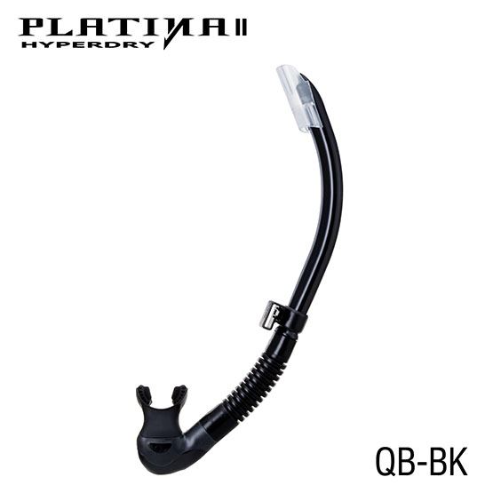 Tusa: Snorkel Platina II Hyperdry / zwart siliconen