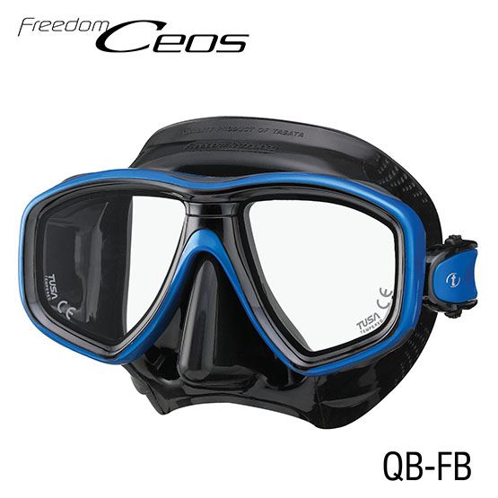Tusa: Masker Freedom CEOS / zwart siliconen
