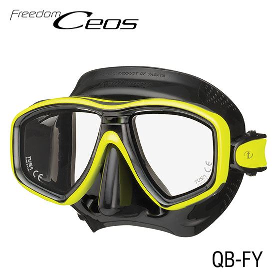 Tusa: Masker Freedom CEOS / zwart siliconen