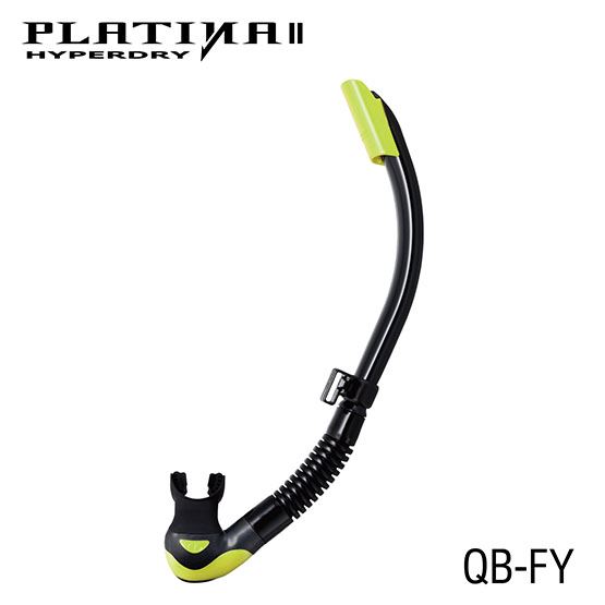Tusa: Snorkel Platina II Hyperdry / zwart siliconen