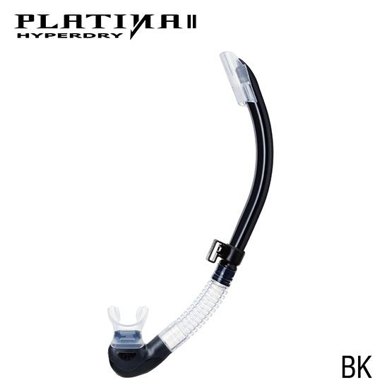 Tusa: Snorkel Platina II Hyperdry / helder siliconen