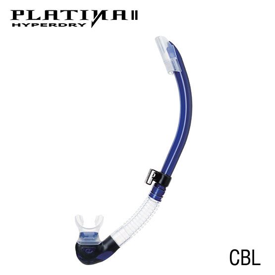 Tusa: Snorkel Platina II Hyperdry / helder siliconen